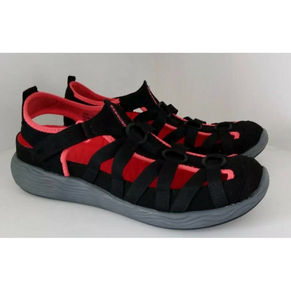 Women's Baretraps Lakona Rebound Fisherman Sandals Black Size 11M